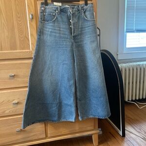 NWT Citizens of Humanity Anthropologie Wide Leg Palazzo Jean — Size 30